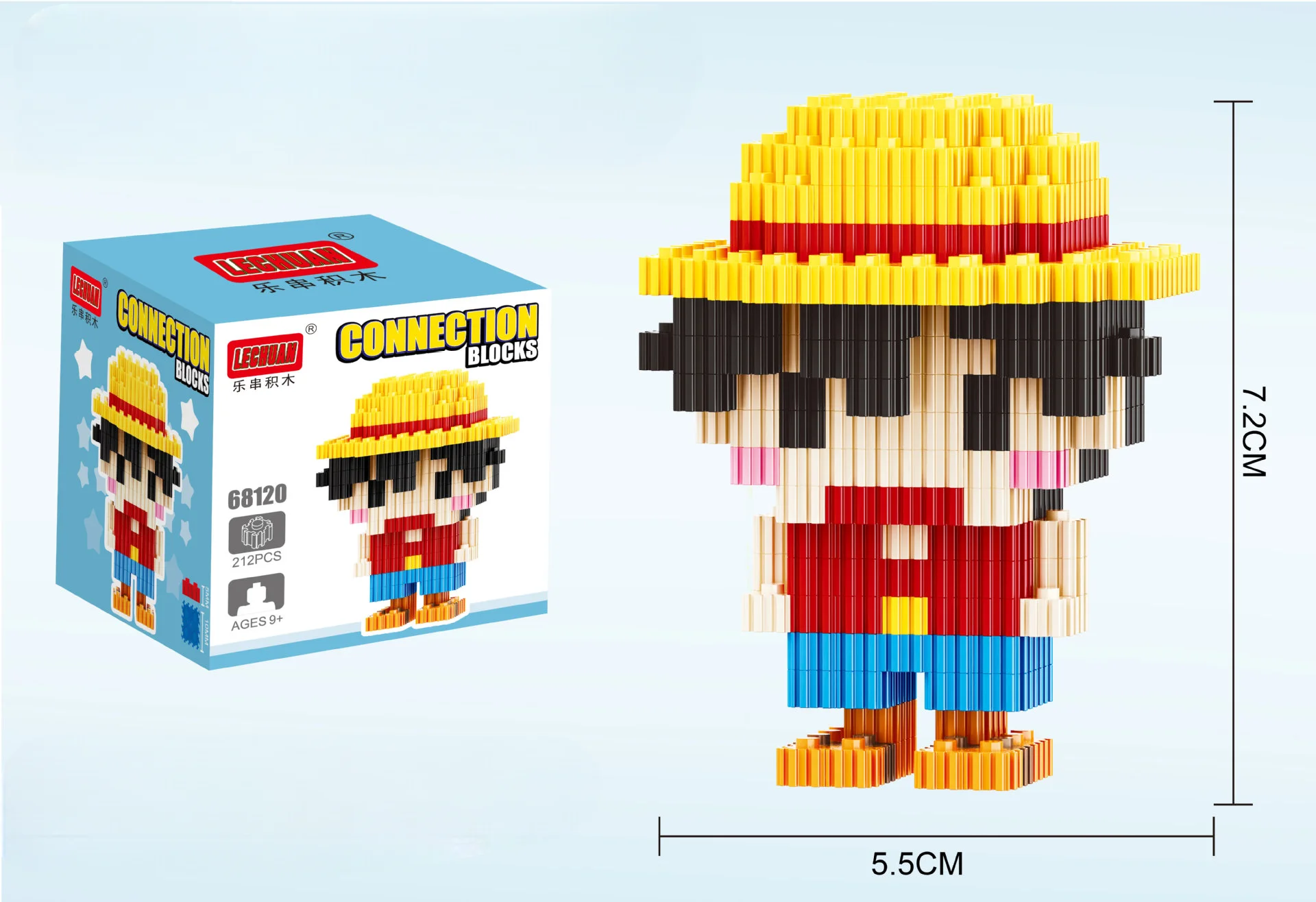 One Pieca Mini klocki NARUTO figurki Luffy Zoro figurki akcji z anime głowy seria edukacyjne zabawki dla dzieci urodziny prezenty