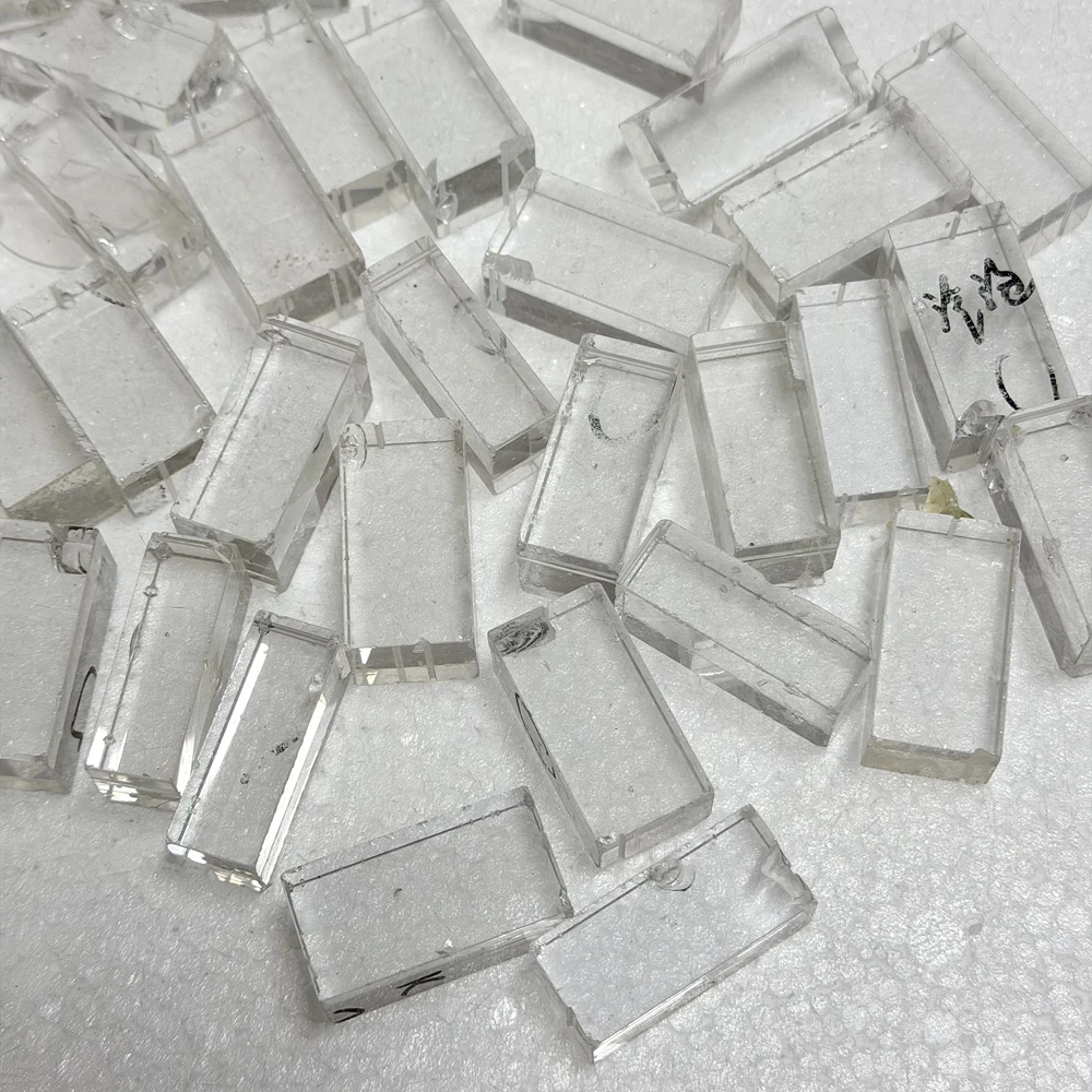 1kg Small Square Block Synthetic Sapphire Corundum Processing Blanks