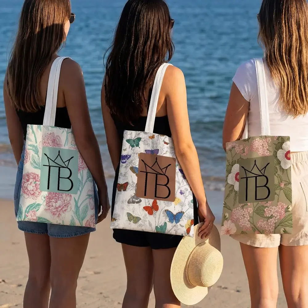 Designer Print Canvas Tote Bag jewelry Tatiana Storage Bags Trendy Fashion Pattern Streetwear Shoulder Bag Shopping Handbag