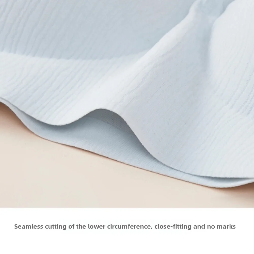 

Бесшовный беспроводной бюстгальтер с глубоким V-образным вырезом, предотвращающий провисание, в корейском стиле, для женщин, ударопрочный, однотонный, пуш-ап, для бега