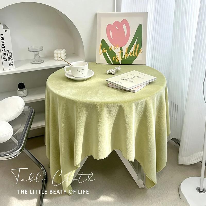 Velvet Tablecloth Luxurious Elegant Rectangle Table Covers for Wedding Baby Showers Kitchen Dining Banquet Christmas Decorations