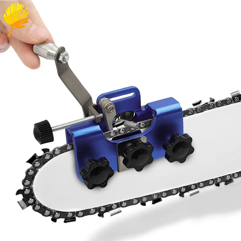 

Точилка для бензопилы, портативный набор для заточки бензопилы, ручная точилка для цепной пилы, инструмент со шлифовалом для цепных пил