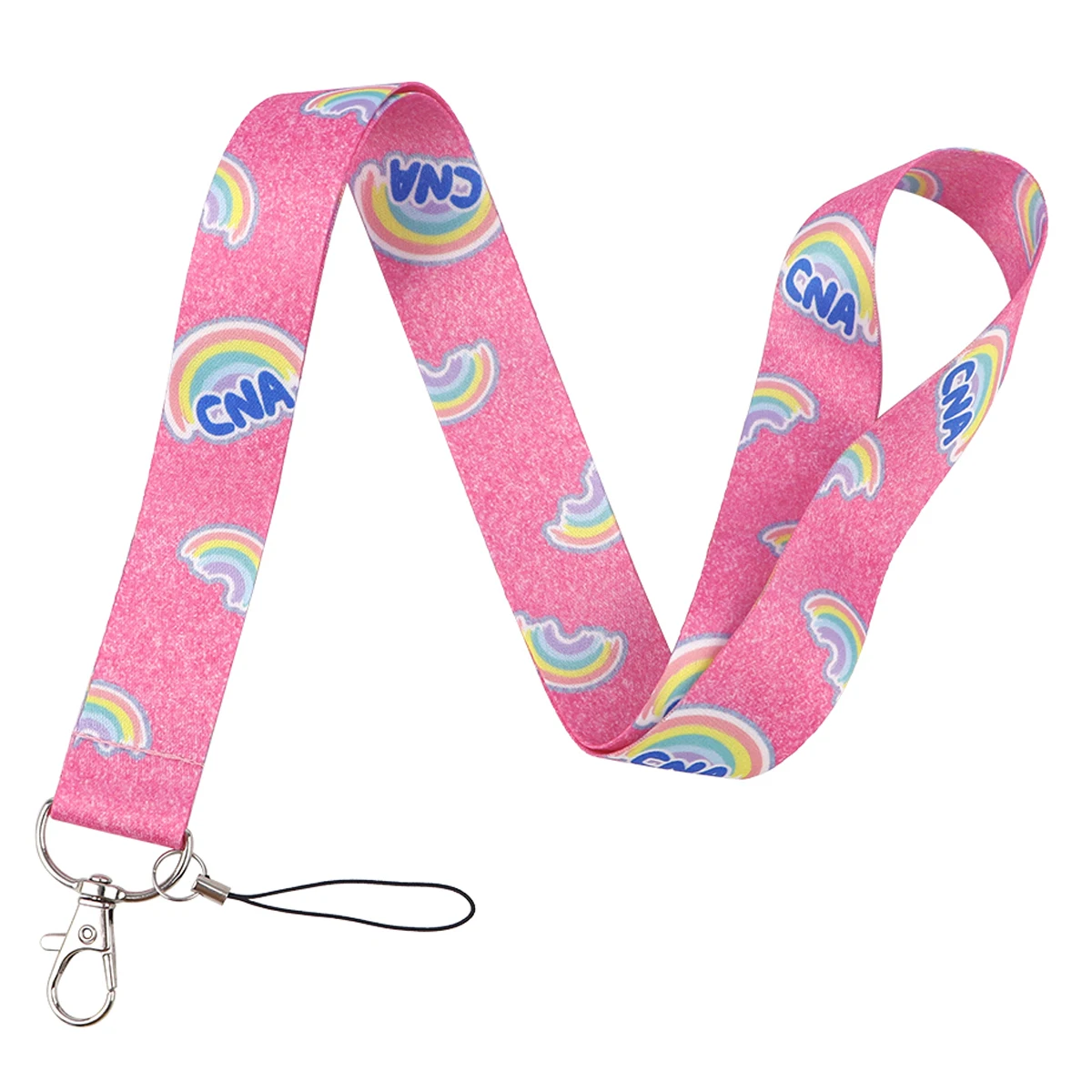 Rainbow Lanyards for Key Neck Strap For Card Badge Gym Keychain Key Holder DIY Hanging Rope Phone Accessories