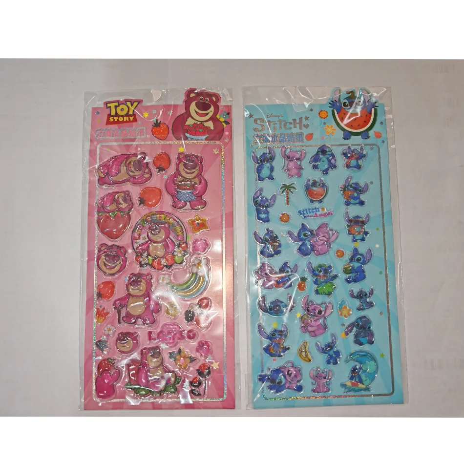 귀여운 릴로&스티치 3D 크리스탈 스티커 창의적인 주토피아 학생 보상 다이아몬드 스티커 휴대폰 케이스 장식
