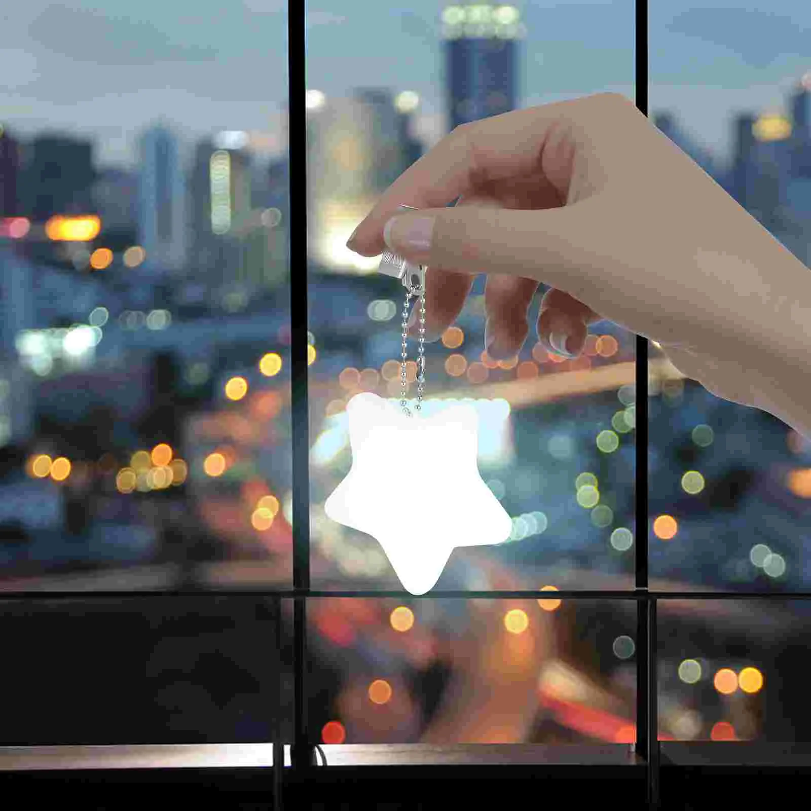 Luz LED automática con forma de estrella para bolso de mano, lámpara de cartera activada con Control táctil, luz nocturna decorativa