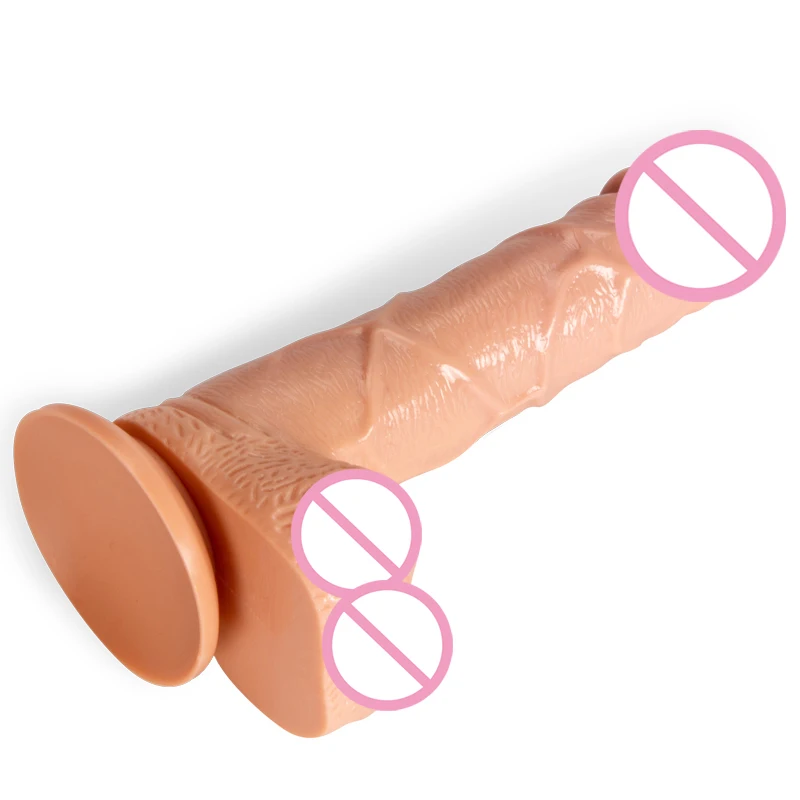 Realistic Soft Dildo for Women Fake Dick Suction Cup Silicone  Dildos Penis Female Masturbation Erotic Toy Lesbian Sex Toys