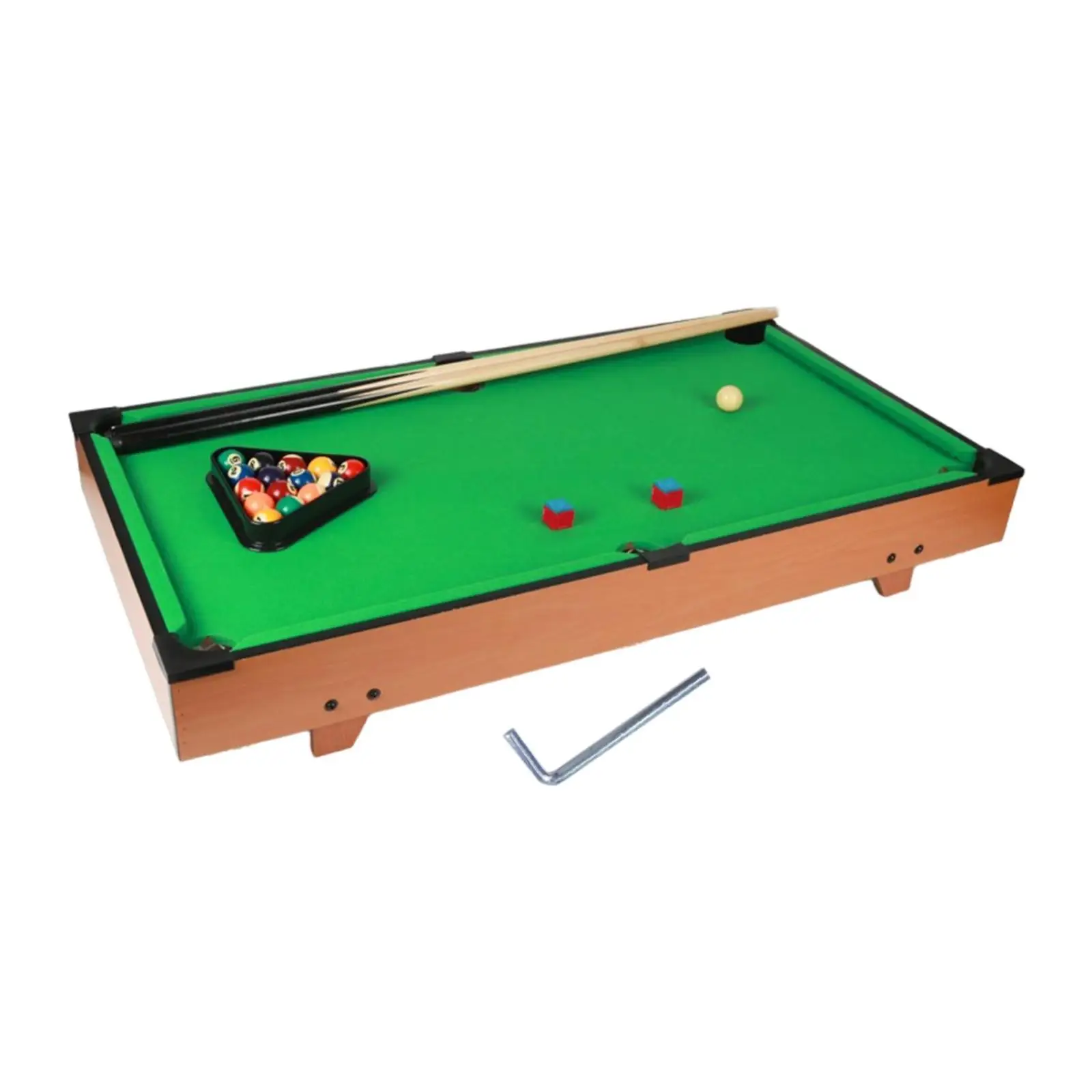 Kids Pool Table Set Desktop Snooker Table Playroom Portable Small Tabletop Billiards Table for Adults Family