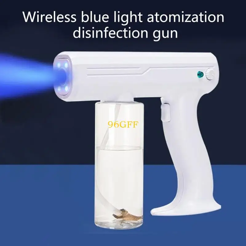 

96GF Wireless Blue Ray Sterilizer Handheld Sprayer Home Atomizer Portable Disinfectant Sprayer
