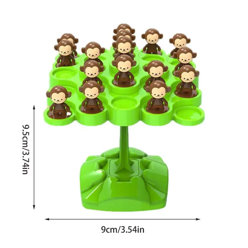 Balancing Monkey Toy Tree Monkey Board Game Montessori Interactive Math Toys Kids Puzzle Thinking Training Tabletop Game Toy