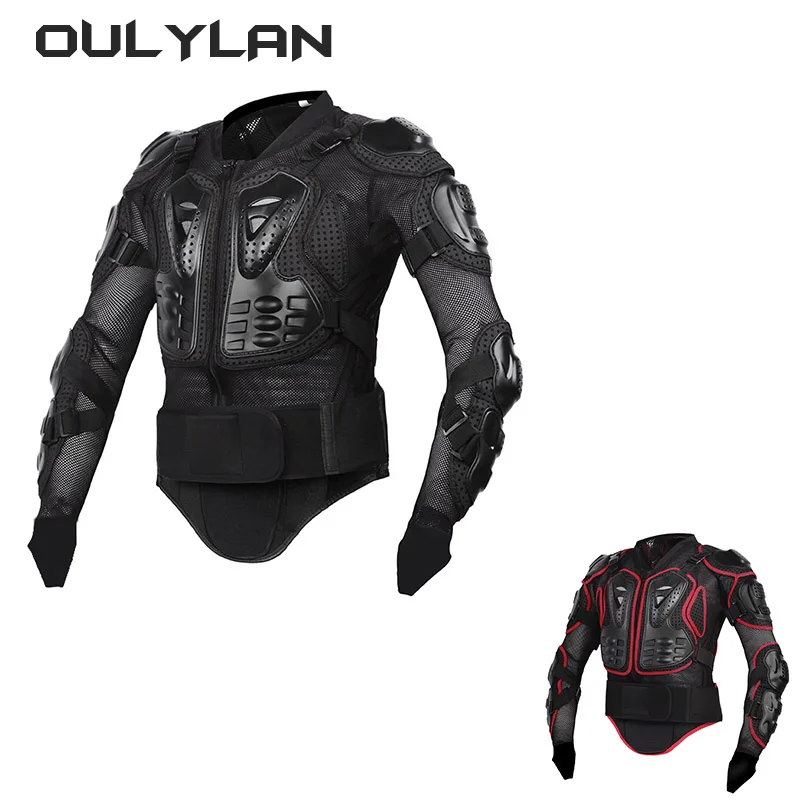 Oulylan Motocross Jacket Men Body Armor Motorcycle Armor Bicycle Racing Jacket Riding Motorbike Moto Protection S-5XL