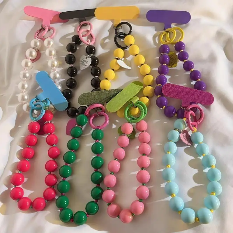 Universal Adjustable Mobile Phone Wrist Strap Unisex Plain Minimalist Lanyard 8 Colors for All Smartphone Models