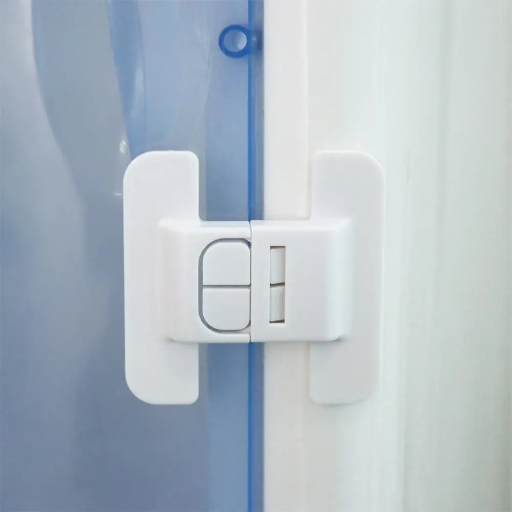 

1pcs Kids Security Protection Refrigerator Lock Home Furniture Cabinet Door Safety Locks Anti-Open Water Dispenser Locker Buckle