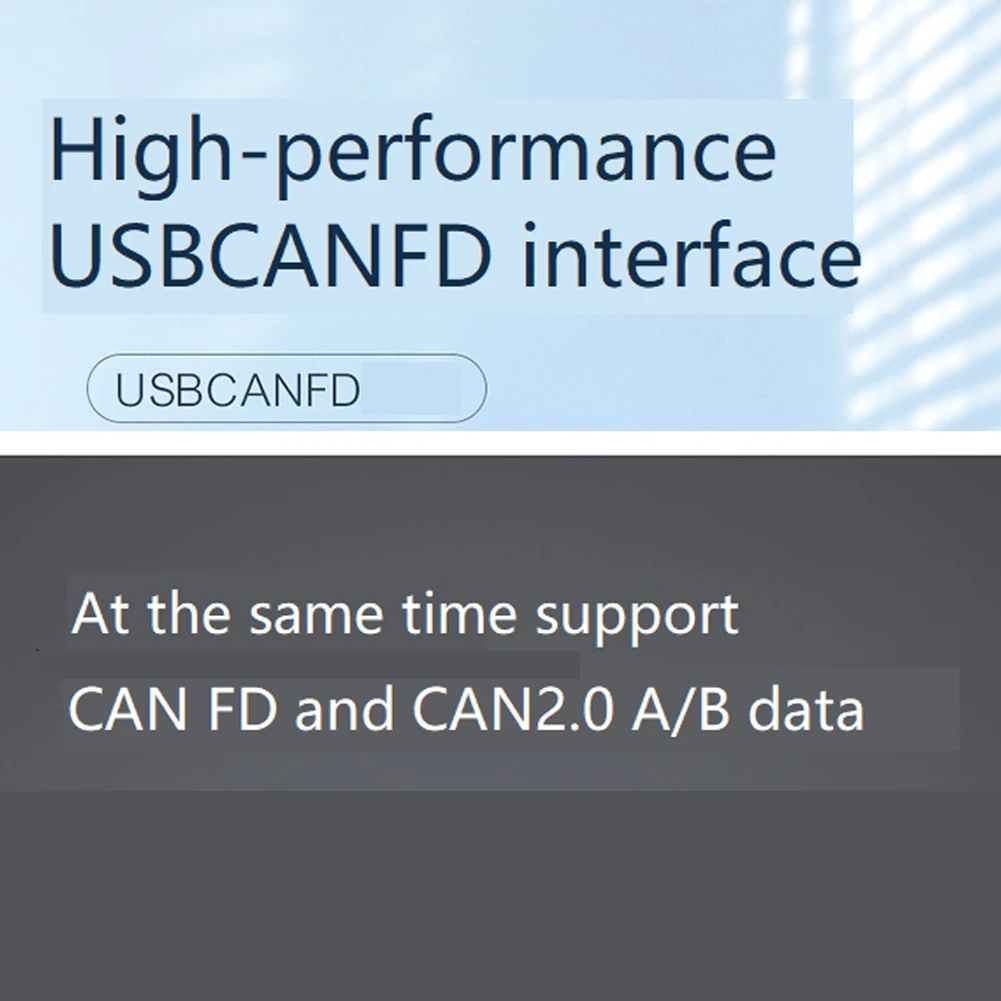 Podwójny kanał w pełni izolowany analizator CANFD Analizator USB do Canfd 5Mbps USB do puszki Adapter USB CANFD karta interfejsu