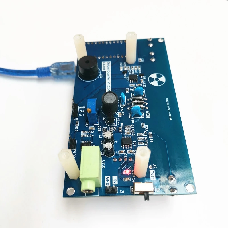 Geiger Counter Kit Module Nuclear Radiation Detector with Display Radiation Dosimeter Electromagnetic Radiation Detector