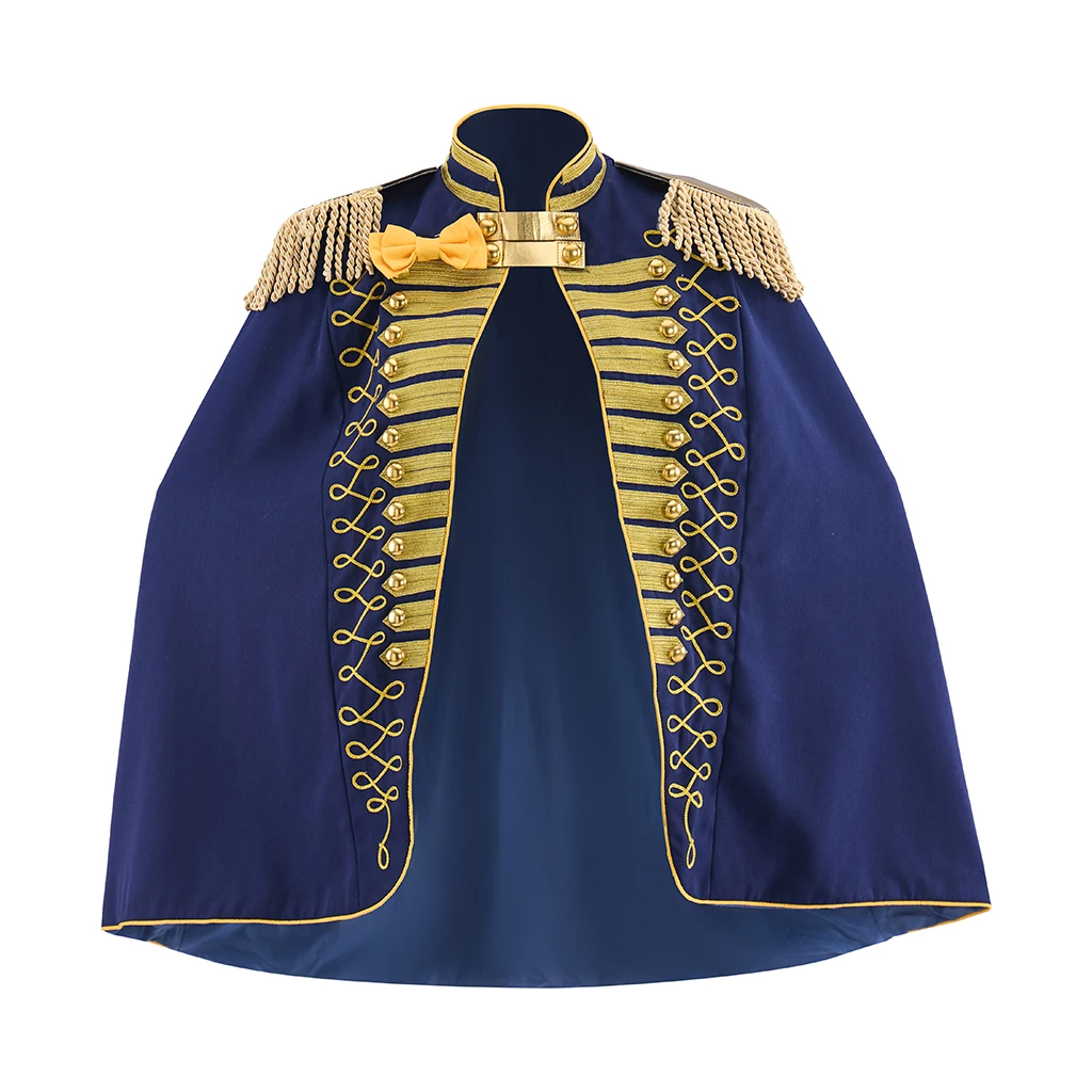 

Women's Colonial Military Uniform Cloak Costume Medieval Elizabethan Victorian Female Blue Hussar Officers Capes