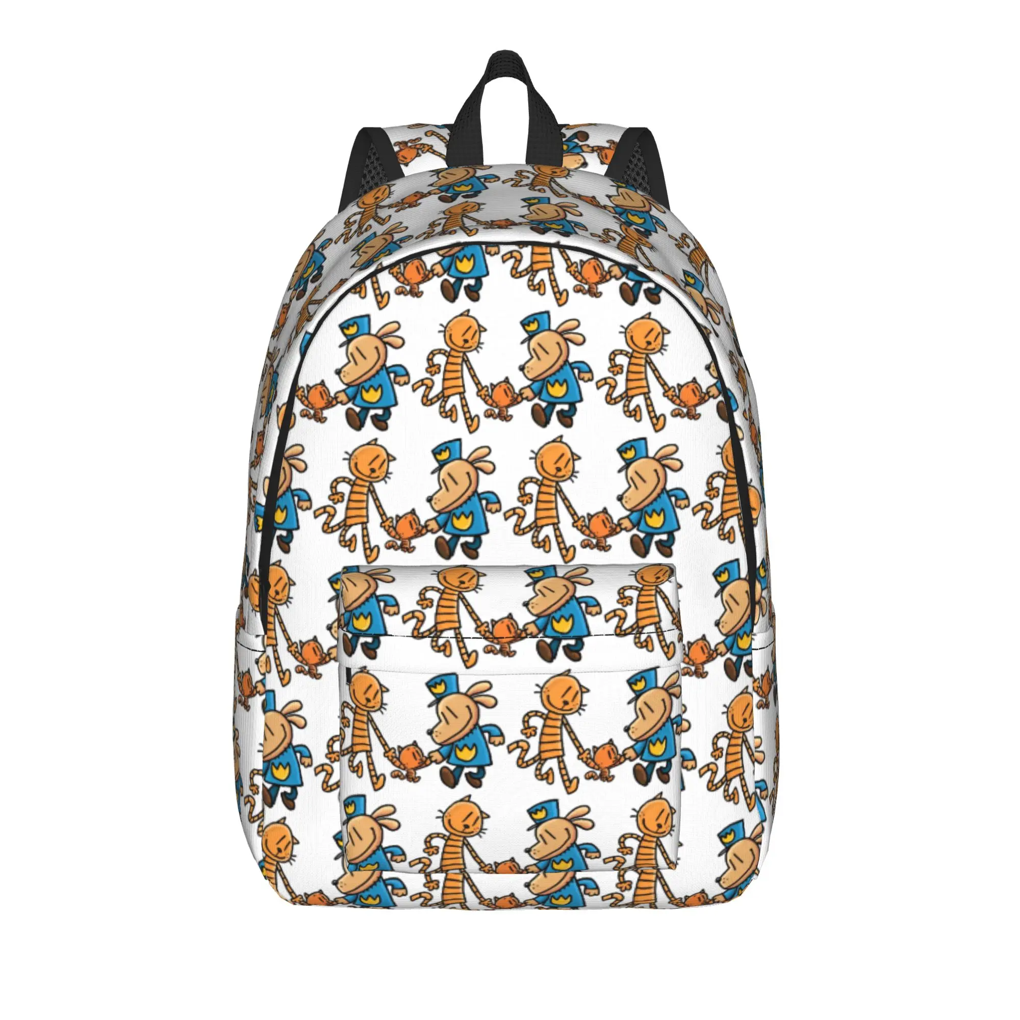 Dogmans Movie Comic Teenage Backpack Lightweight High School Business Cartoon Animals Daypack for Men Women Laptop Canvas Bags
