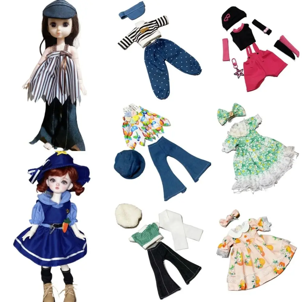

Fashion 1/6 30cm Doll 1/6 point Doll Hoodie DIY Handmade BJD Doll Clothes Kids Gift Replace Doll Wear Cotton Doll