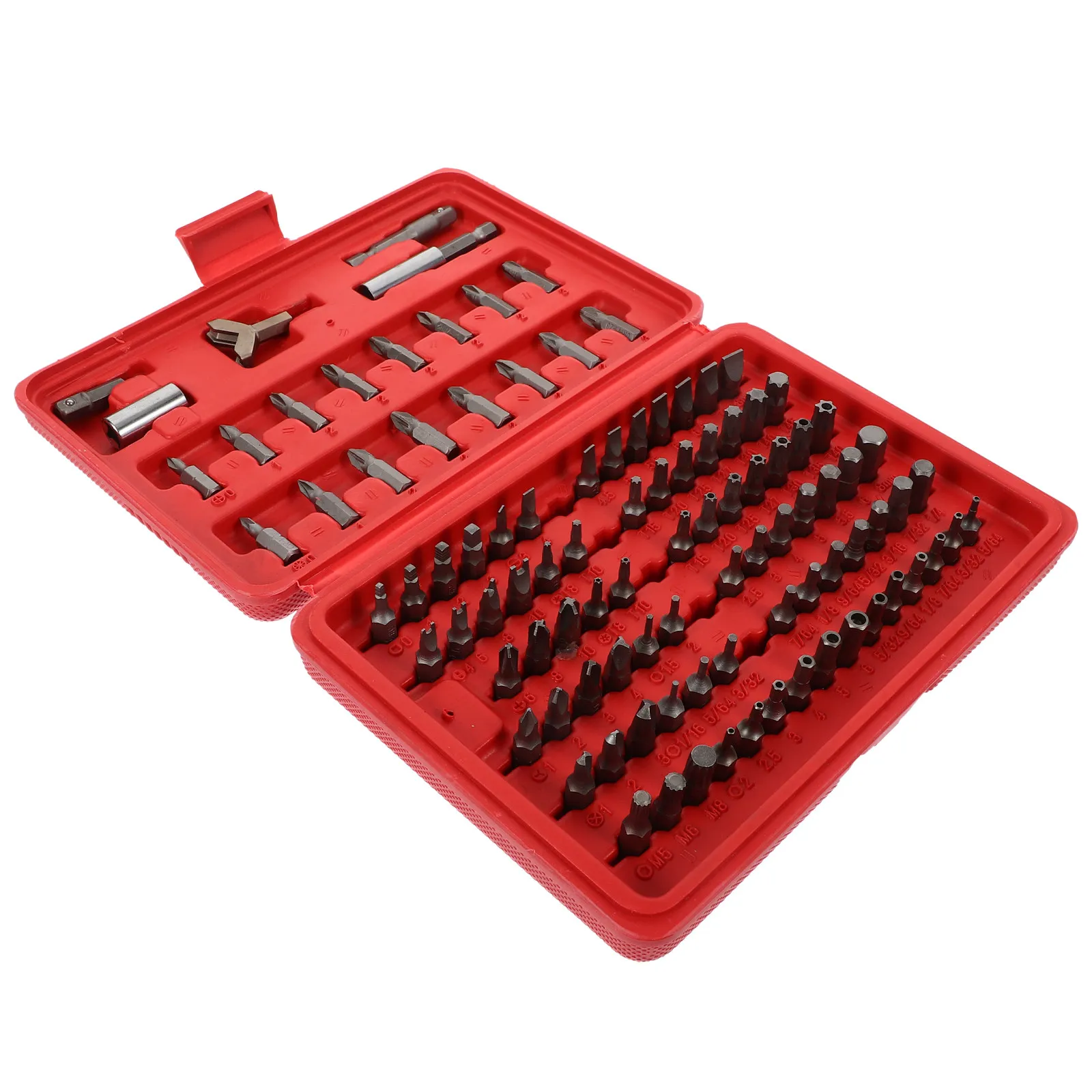 

100Pcs Bit Driver Set Alloy Steel Precision Screwdriver Tools with Slotted Security Bits for Repair
