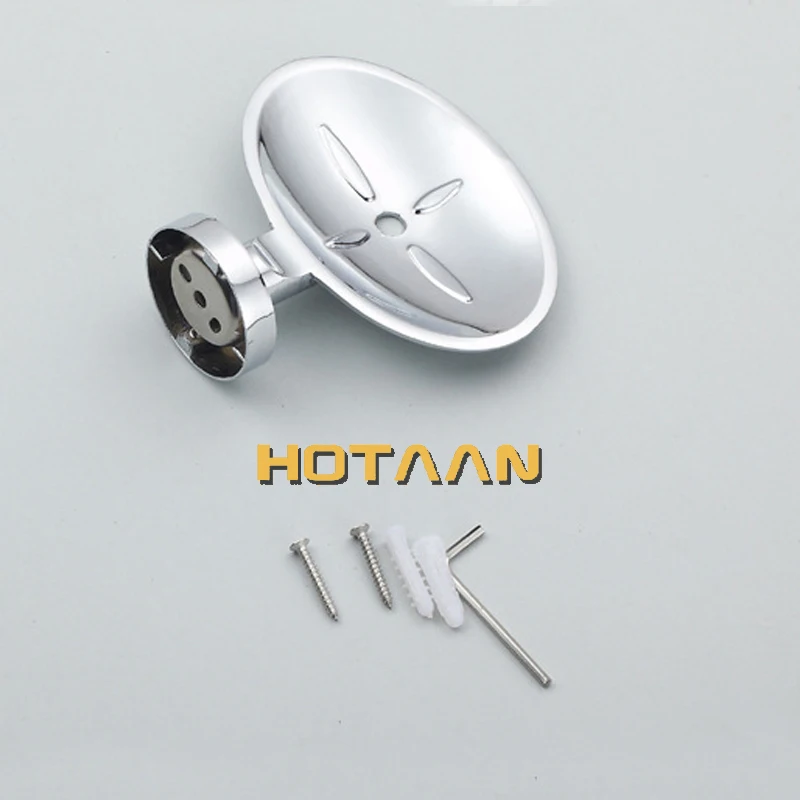 HOTAAN Zinc Alloy Chrome Soap Dishes Soap Holder Brand Bathroom Accessories YT-10990
