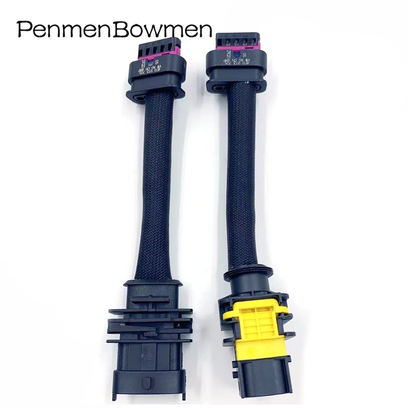 1 Set 4 5 Pin Automotive Electrical Cable Connectors Wiring Harness Plug Nitrogen Oxygen Sensor Plug NOX Adapter