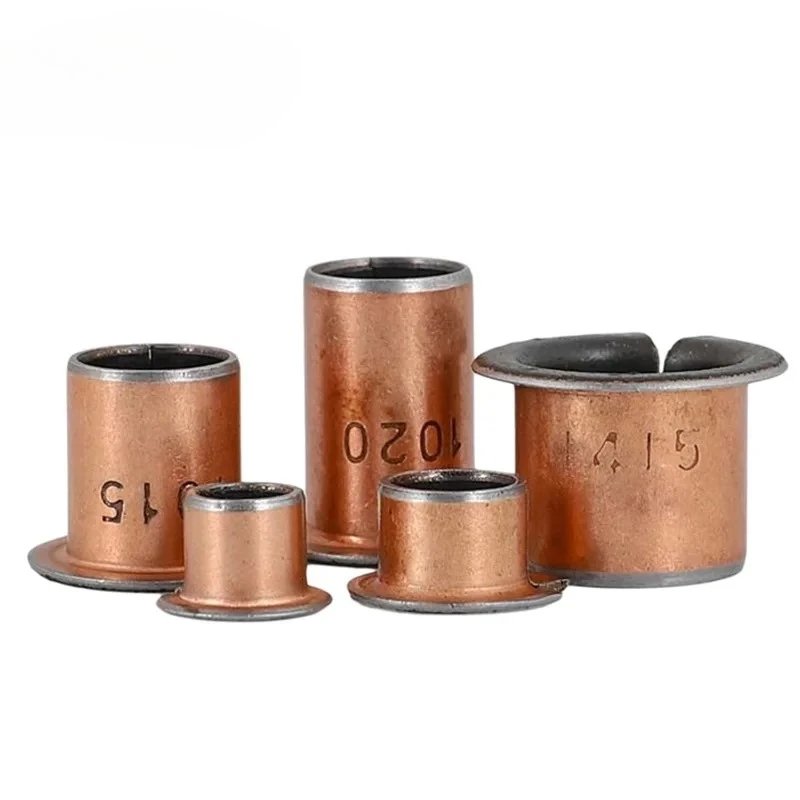 

5/10PCS SF-1F Inner Diameter 6 8 10 12 14 Self-lubricating Bearing with Flanged Step Compound Copper Sleeve Guide Bush