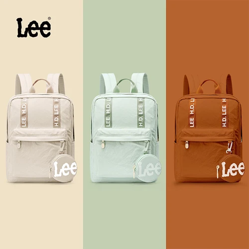 Imagen 1 del producto LEE, mochila de viaje pequeña ligera informal para exteriores para mujer con monedero, mochila impermeable para IPad a pie, mochila para mujer