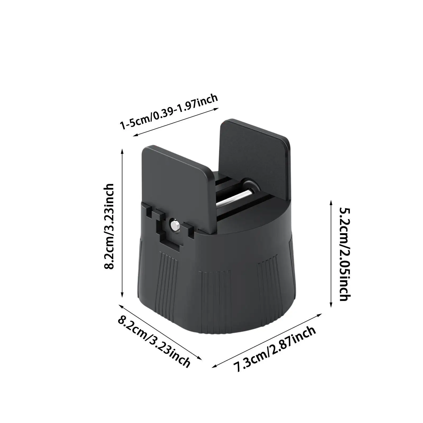 Bed Leg Riser with Adjustable Screw Clamp Practical Multifunctional Lift Block Furniture Leg Riser for Table Home Cabinet