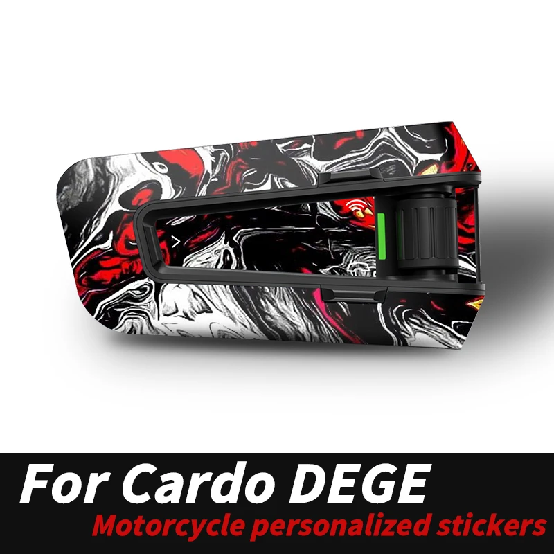 

Used For Cardo EDGE Motorcycle Bluetooth Headset Colorful Multiple Styles Decoration Protection Stickers