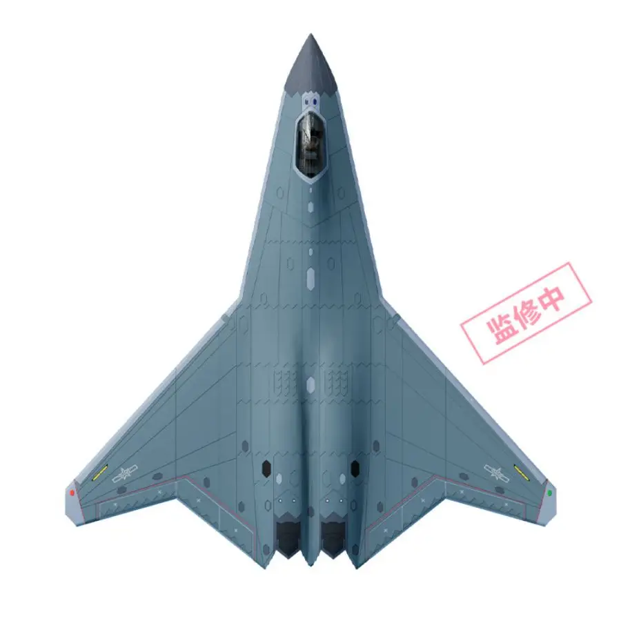 Fighter Model Kit XSFJ004 1/144 China Sixth Generation (3-Machine Version)