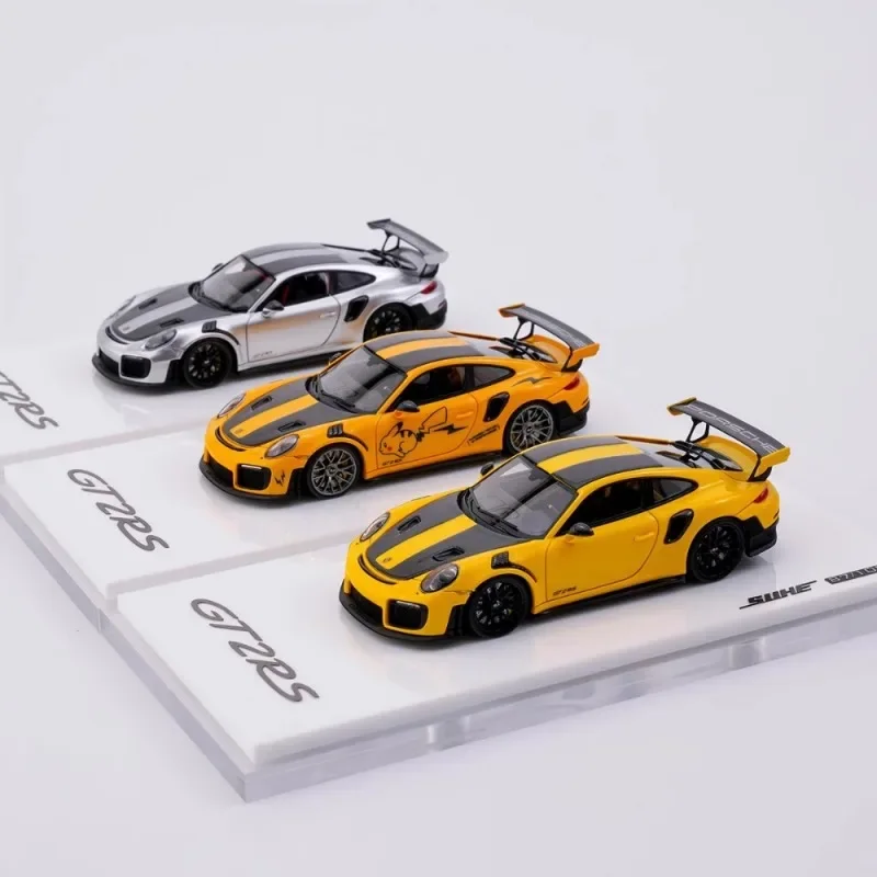 SUHE 1:64 Porsche 911GT3 RS 992 911GT2 RS model z żywicy, kolekcja dziecięcych zabawek dekoracyjnych, prezenty noworoczne dla przyjaciół.