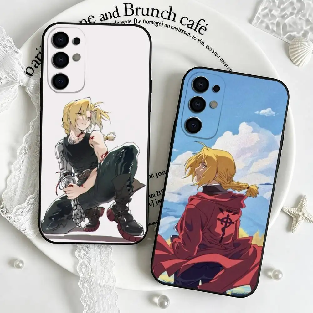 Edward Elric Phone Case For Samsung S25,S24,S21,S22,S23,S30,Ultra,S20,Plus,Fe,Soft Silicone Black Cover