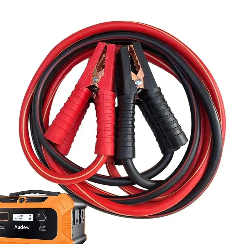 3/4m 1500A Jumping Cables Battery Connection Line Jumper Cables Heavy Duty Leads Booster Starter Firewire for Car Van Truck