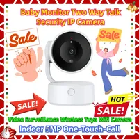 Indoor 5MP One-Touch-Call Baby Monitor Two Way Talk Security IP Camera Video Surveillance Wireless Tuya Wifi Camera