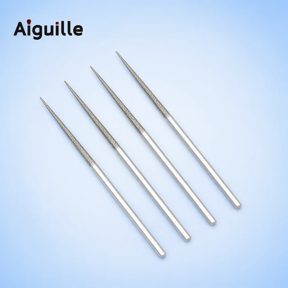 Diamond drilling bit tapered grinding needle 150# 3mm shank for stone drilling trimming and DIY crafts