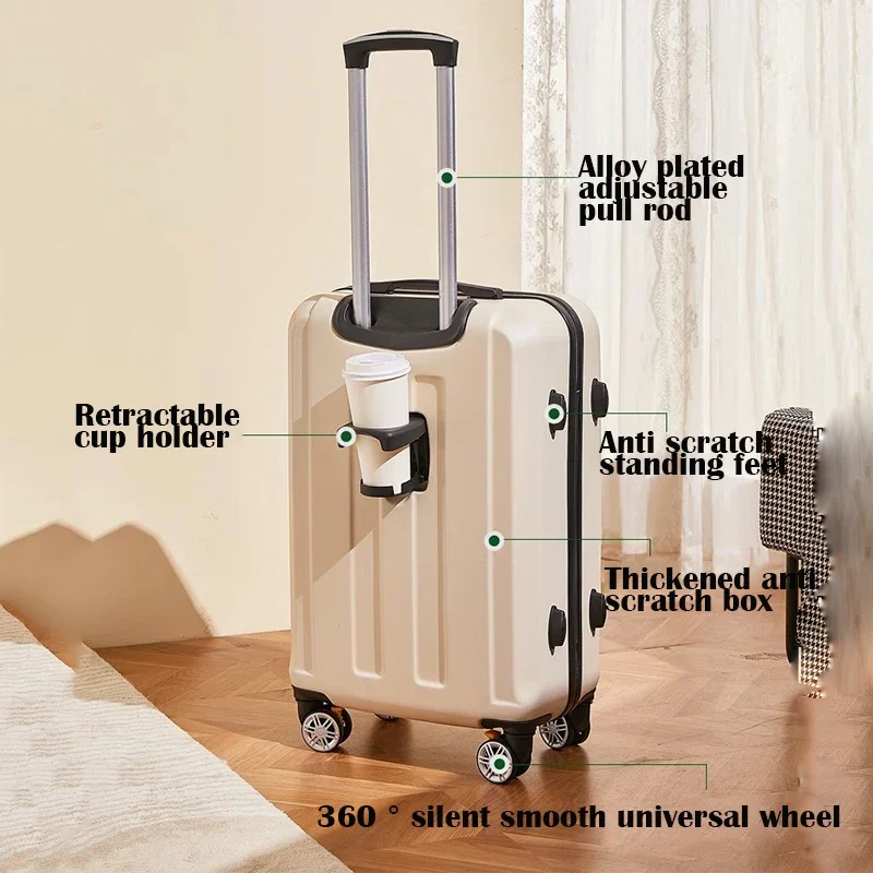 New Design Handle Suitcase Men Carry-On Luggage Women Travel Trolley Case 20 Inch Cabin PC Boarding Bag Package Top Dropshipping