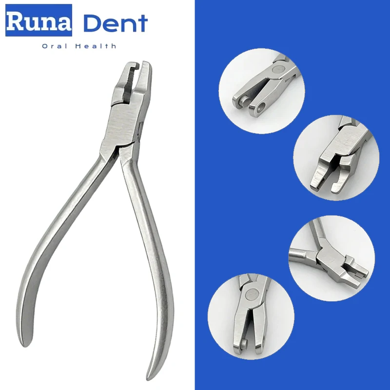 4Pcs Dental Thermal Forming Plier Punch Vertical Tear Drop Cutter Level Aligner Orthodontic Instrument