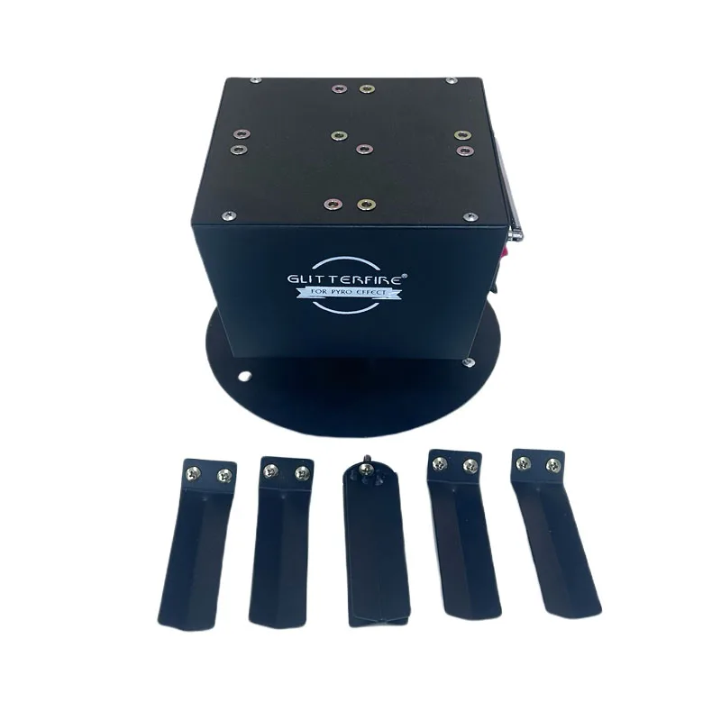 Stage Cold Fountain Wedding Remote Control 360 Degree Rotating Stage Effect Machine