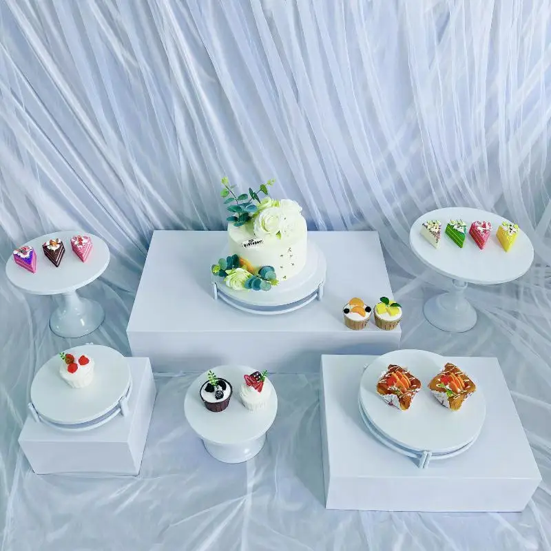 

9pcs Dim Sum Rack Dessert Table Tea Break Buffet Banquet Pastries Fruit Plate For Wedding Conference Presentation Display Stand