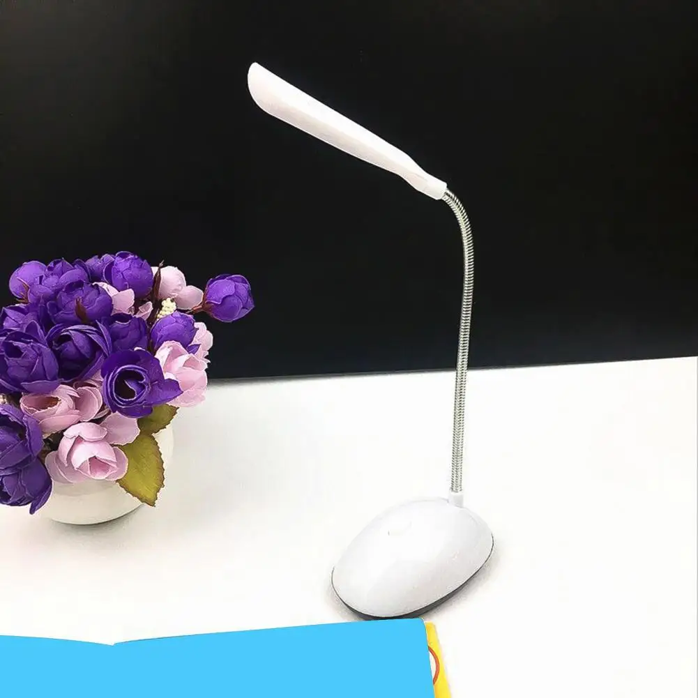 Luce da scrivania a LED luce notturna da scrivania per la casa protezione per gli occhi plastica flessibile a batteria rotazione di 360 gradi