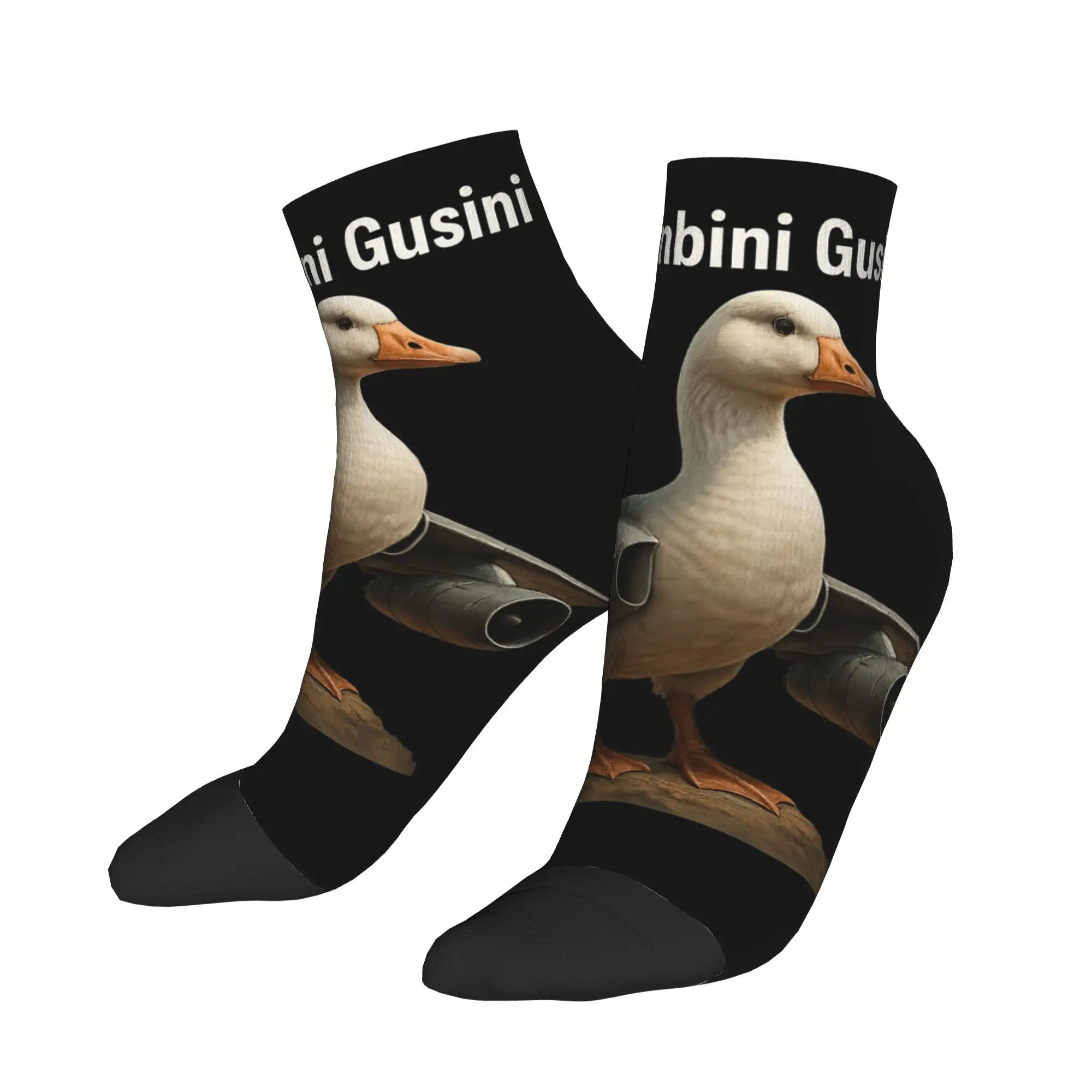 

Bombombini Gusini Meme Goose Jet Funny Italian Brainrot Socks Spring Novelty Men Soft Socks Design Outdoor Sports Non-Slip Socks