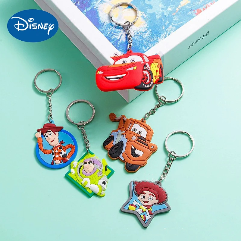 Hot Christmas Present Disney Anime Toy Story Series Peripheral Keychain Cartoon Cool Woody Pendant Decorated Backpack Accessory