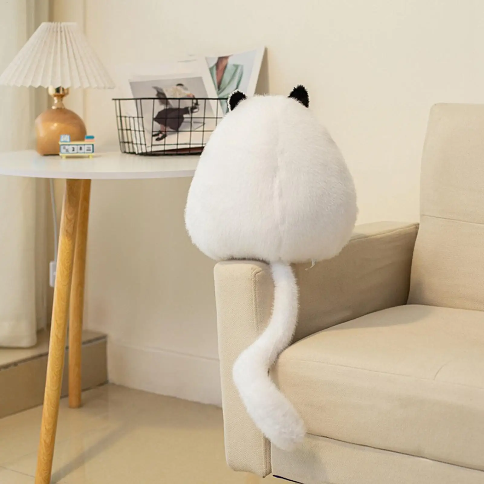 

28 см белая кукла-кошка, маленькая подушка, плюшевая игрушка Ins Cat, кукла для девочки, подарок, плюшевые мягкие игрушки