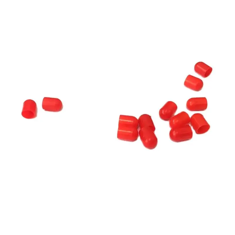 

100pcs SMA Dust cap rubber 6mm red SMA red color for SMA female connector