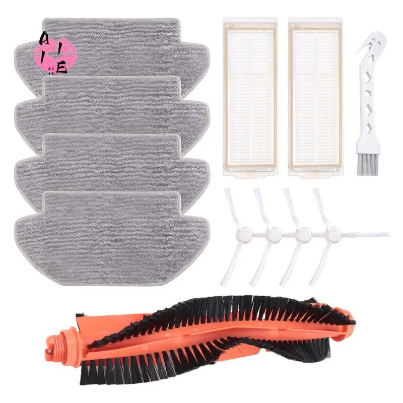 A11E-For Xiaomi Mi Robot Vacuum Mop 2S / Mop Pro/Mop P/Robot Vacuum S12/S10 EU/STYJ02YM Main Side Brush Hepa Filter Mop Cloth