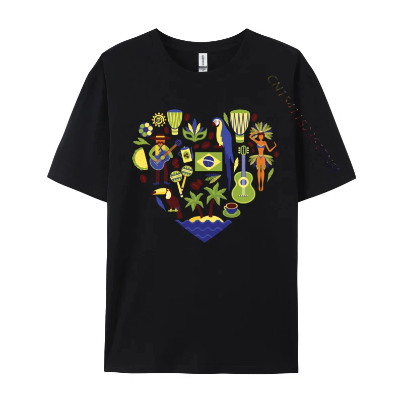 

Brazil Heartbeat Soccer Beach Flag Cultural Display Company Men's T-Shirts Cotton Tops Shirt Geek Tops Shirts Free Shipping