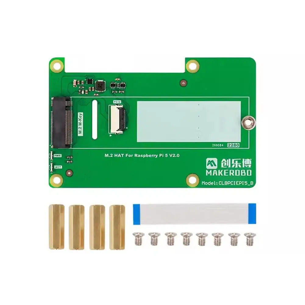 Suitable For Raspberry Pi5 Dedicated PCIe M.2 NVME SSD state Drive Expansion Board For Raspberry Pi5