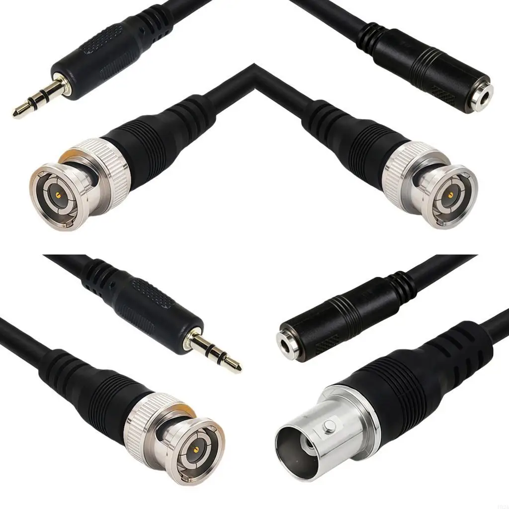 193A Signals Transmission Cable With BNC To 3.5mm Adapters For Engineering Use 1Meter