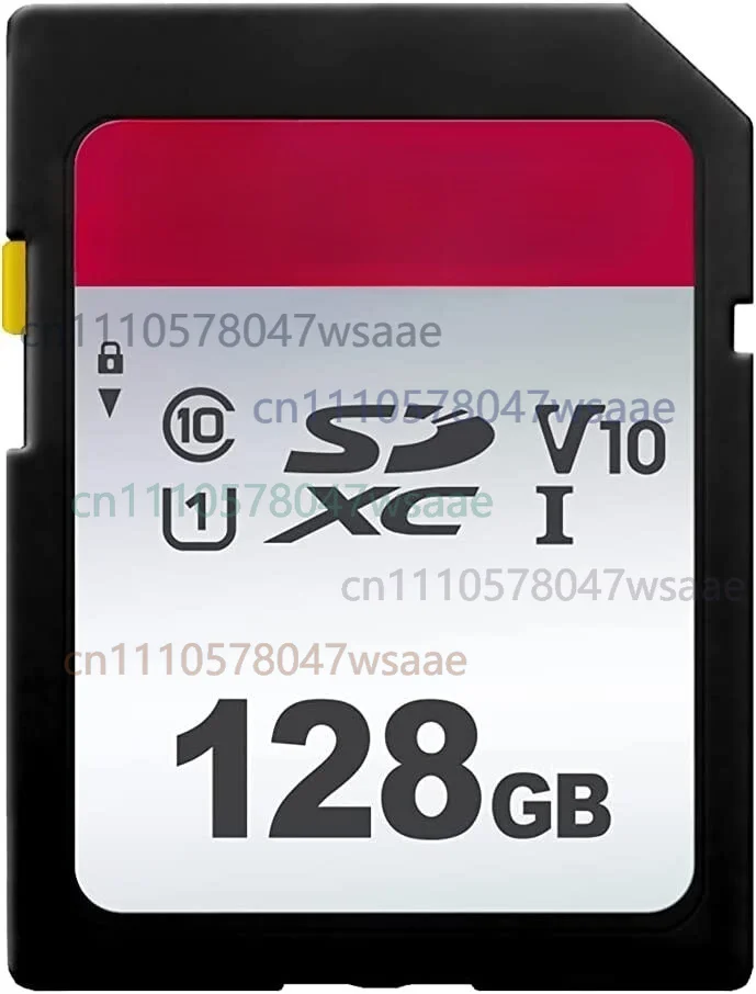 1 unidad de tarjeta de memoria Transcend SDXC U1 V10 de 128 GB para Nikon D5600 D3100 D7500 D5500, 95% nueva