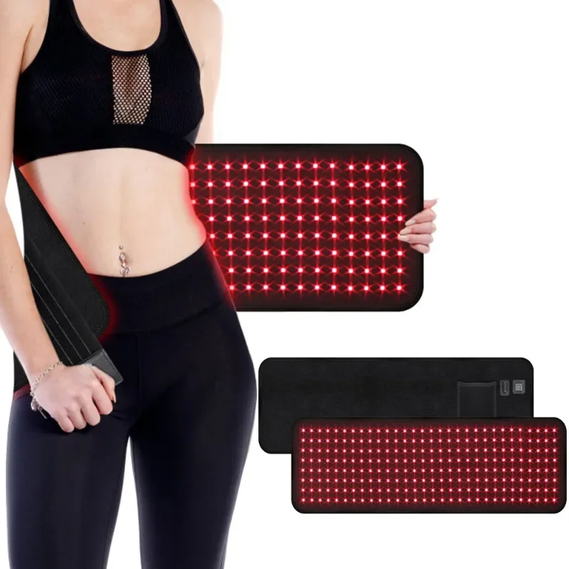 Gerylove Improve Circulation Red Infrared Light Therapy Devices Wearable Waist Belt for Relaxing Muscle and Inflammation