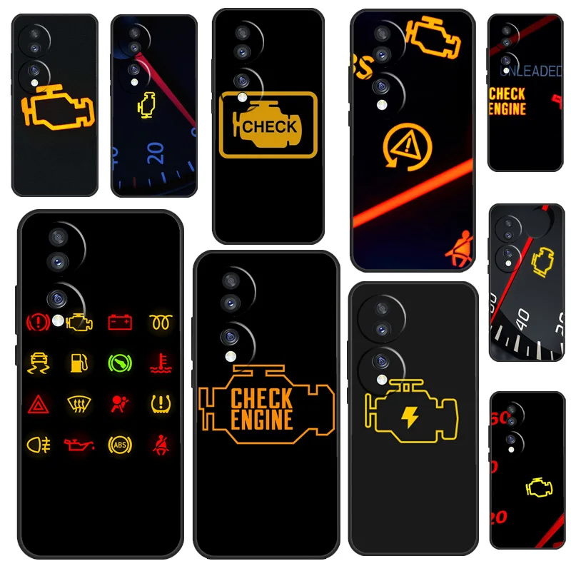 Mechanic Auto Repair Check Engine Cover For Honor X9b X9a X8b X8a X8 X9 X9c 50 70 90 Lite 200 Pro Honor Magic 7 5 6 Lite Case
